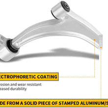 Front Lower Control Arm Kit Compatible with 2004-2009 Chevrolet Malibu, 2005-2010 Pontiac G6, 2007-2009 Saturn Aura