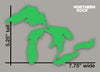 Northern Dock Great Lakes Michigan Sticker Car Window Decal Vinyl Bumper Sticker 6