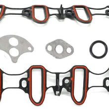 Rugged and Easy Fitting Intake Manifold Gasket Replacement For Sierra Envoy Yukon Compatible with Silverado 1500 Tah 5.3L 6.0L V8 OHV VIN V T MS98016T MIS16340 89060413 MS92211 MS18007 MS4657 MS16340