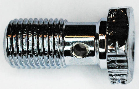 10MM-1.0 Banjo Bolt X 20MM Long Chrome Plt. -Fluid Bolt Adapter Fitting -