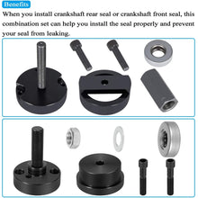 Crankshaft Rear Main Seal Installer Tool 303-770 & Crankshaft Front Seal Wear Ring Installer Tool Alt 303-1259 for Fits for Ford 4.5L, 6.0L & 6.4L Powerstroke Diesel Engines (2-Pack)