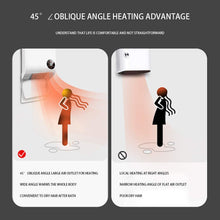OCYE Space Heater, Multiple Safety Protection, Independent/Easy-to-Install Wall-Mounted Installation, Shower Heating, Home Heating, Drying Clothes, White