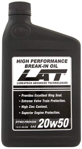 Lubeatech LAT 20465-1 (SAE 20W-50) Break-in Racing Oil