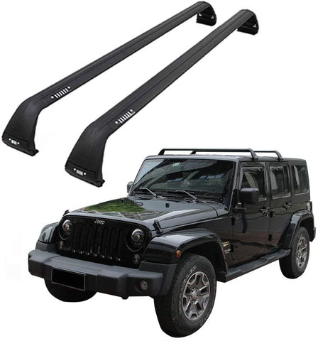 Obelisks Roof Rack for 07-19 Wrangler JK JL Luggage Baggage Cross Bar