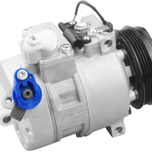 Riseking 1pc A/C Compressor & Clutch Compatible with 02-06 325Ci 02-05 325i 02-05 325xi 02-06 330Ci 02-05 330i 02-05 330xi 02-03 525i 02-03 530i 04-06 X3 l6 R83-07-16040