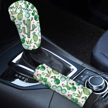 Buybai Sunflower Auto Protective Interior Accessiores Brake Shell Gear Head Cover Car Handbrake Gear Shift Knob Cover 2 pcs Fit Most Cars Sedan SUV Van Truck