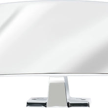 attwood 3000.1201 9083-7 Perma-Plate Shatter-proof 180-Degree Convex Adjustable Marine Boat Mirror