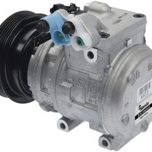 New Mando 10A1055 AC Compressor with Clutch Original Equipment (Pre-filled Oil)