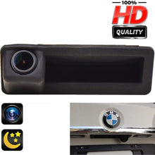 HD 1280x720p Reversing Camera Integrated in Trunk Handle Rear View Backup Camera Compatible for BMW X5 X1 X6 E39 E53 E82 E88 E84 E90 E91 E92 E93 E60 E61 E70 E71 E72