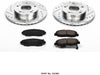 Power Stop K2384 Front Brake Kit with Drilled/Slotted Brake Rotors and Z23 Evolution Ceramic Brake Pads