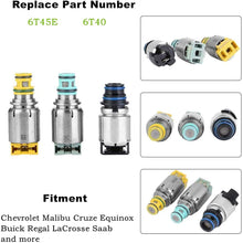 Lovey-AUTO OEM # 6T45E 6T40 7pcs/Set Tested 6T45E 6T40 Transmission Shift Solenoid for Chevrolet Malibu Cruze Equinox Buick Regal LaCrosse Saab