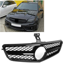 Gorgeri Car Black Front Guard Grille Front Bumper Grill Accessory for AMG Fits for C-Class W204 08-14