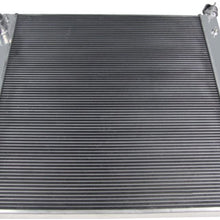 OzCoolingParts 03-10 Dodge Ram-Series Radiator - Pro 2 Row Core Full Aluminum Radiator For 2003-2010 2004 2005 06 07 08 09 Dodge Ram 2500/3500 5.9 6.7 L6 Cummins Engine