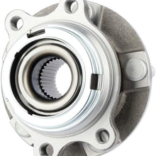 ANPART Replaces 513338 Wheel Axle Bearing and Hub Assembly fit for 2013-2014 for NISSAN Murano 2013-2014 for Murano 2012-2017 for NISSAN Quest Front 5 Lugs W/ABS Wheel Hub and Bearing Kit(2 PCS)
