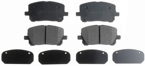 ACDelco 14D923CH Advantage Ceramic Front Disc Brake Pad Set with Hardware