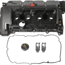 MOSTPLUS 11127646554 Engine Valve Cover + Gasket Compatible with 2007-2016 Mini Cooper 1.6 Non-Turbo