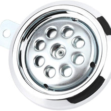 Motorcycle Horn,Biuzi Universial Motorcycle Horn Waterproof 110dB Loud 12V 85mm Motorcycle Horn Motor Accesories