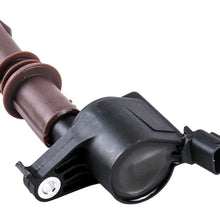 MAS Set of 10 DG521 High Performance Ignition Coils (Brown Boot) + 10 OEM Spark Plugs SP509 compatible with FORD EXPEDITION EXPLORER