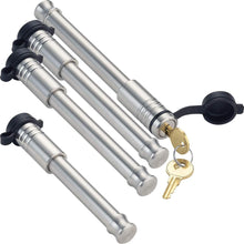 InfiniteRule Security 61775 | 4 Pack Mix, Keyed Alike, Stainless Steel Hitch Locks (Fits: B&W Trailer Hitches)