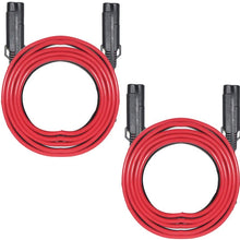 3FT Sae to Sae Extension Cable 16AWG- 12V Sae 2pin BulletConnectors Disconnects Extension Cables Quick Disconnect Port Cable Power Cord Solar Male Battery Charger Plug Waterproof