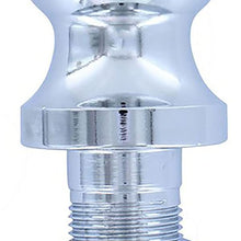 ABN 2in Ball Hitch for Travel & Towing – Chrome Tow Trailer Receiver Hitch Ball Mount with 6,000 lbs Pound Capacity