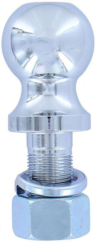 ABN 2in Ball Hitch for Travel & Towing – Chrome Tow Trailer Receiver Hitch Ball Mount with 6,000 lbs Pound Capacity