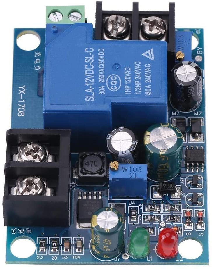 ZEFS--ESD Electronic Module 30A Automatic Charging Control Board 48V Battery Charger Controller Protection Switch Module Switching Power Supply