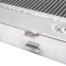 New 2 Row Aluminum Radiator Compatible For Ford F250 F350 F450 6.0L Diesel Powerstroke Engine 2003-2007 MT/AT