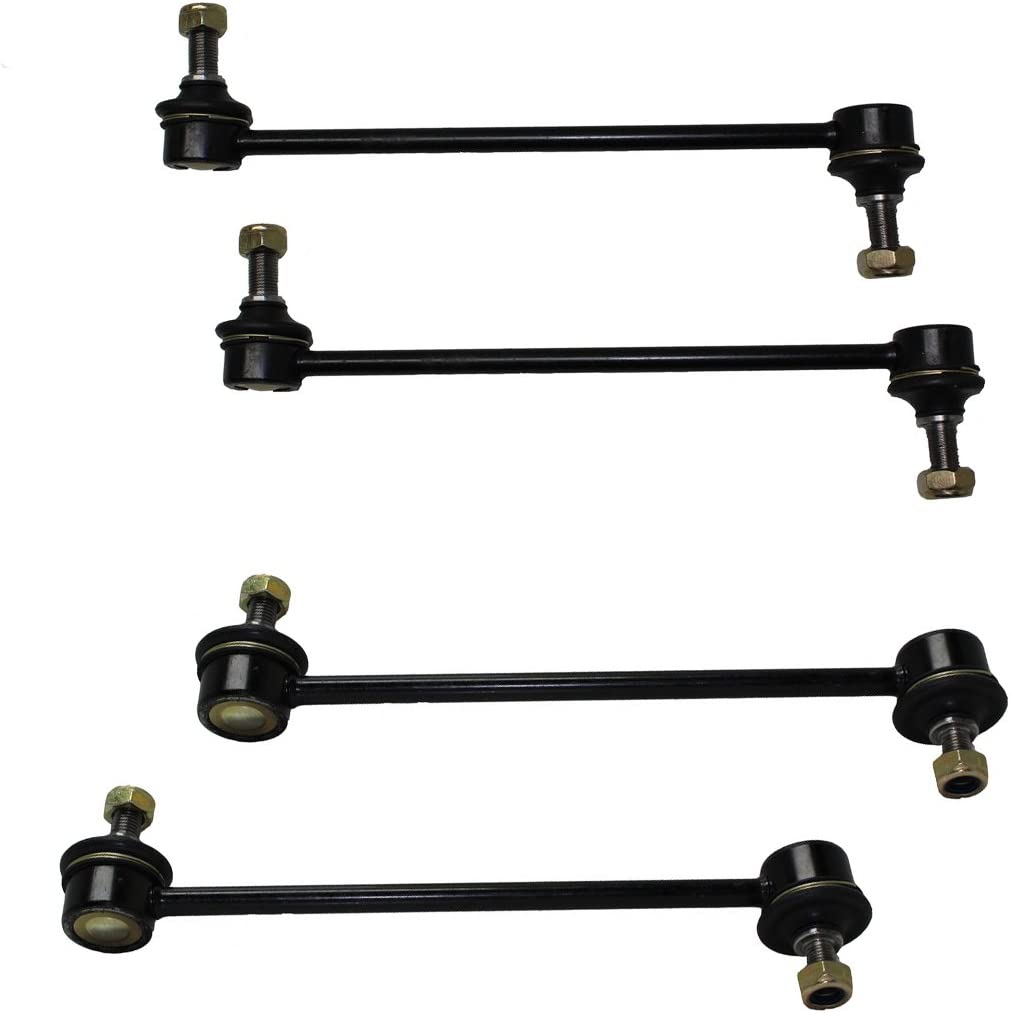 Detroit Axle - 4pc Front and Rear Sway Bars Kit Replacement for Lexus ES300 RX330 RX350 RX400h -Toyota Avalon Camry Venza Solara -2001-03 Toyota Highlander 2WD -04-13 Highlander