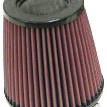K&N Universal Air Filter - Carbon Fiber Top: High Performance, Premium, Replacement Filter: Flange Diameter: 4 In, Filter Height: 5.5 In, Flange Length: 0.625 In, Shape: Round Tapered, RP-4660