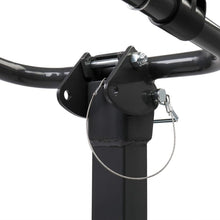 Adorish Portable Car Steel 3-Bike Hitch Racks U-Shaped Tailstock Holder Bicycle Trailer Rack