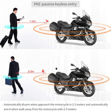 EASYGUARD EG02PP one Way Motorcycle Alarm System with pke Passive keyless Entry Remote Engine Start Shock Alarm auto Lock Unlock DC12V