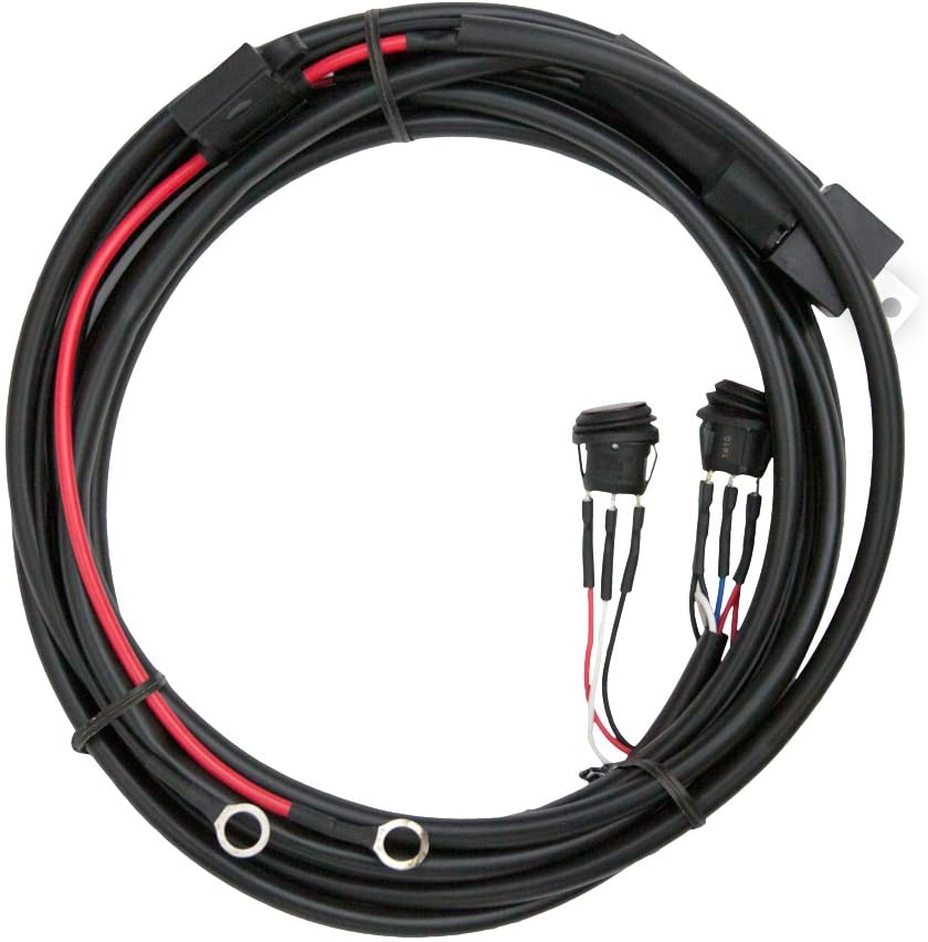 Rigid Industries 40200 Radiance Multi-Trigger Harness (2 Switch Single Relay), titanium, One Size