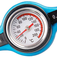 BESPORTBLE Car Water Tank Radiator Cap Cover Water Temperature Gauge Water Tank Thermostatic Cap - 1.1 Bar Large