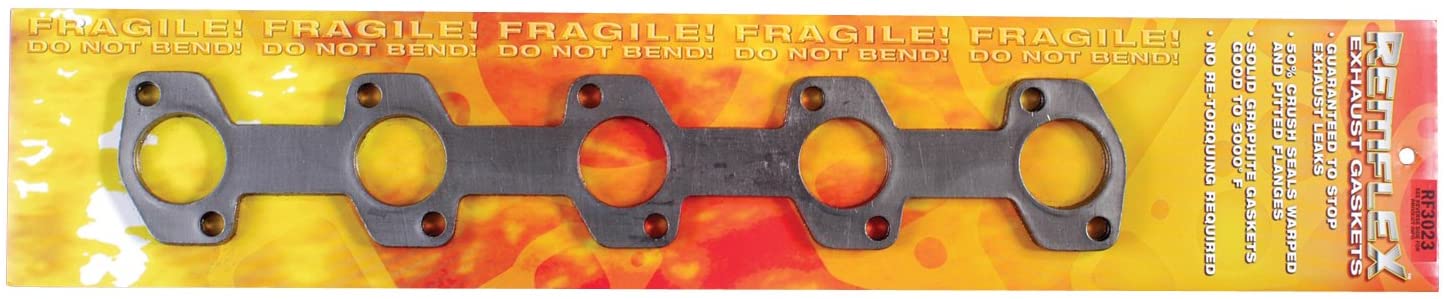 Remflex 3023 Exhaust Gasket for Ford V10 Engine, (Set of 2)
