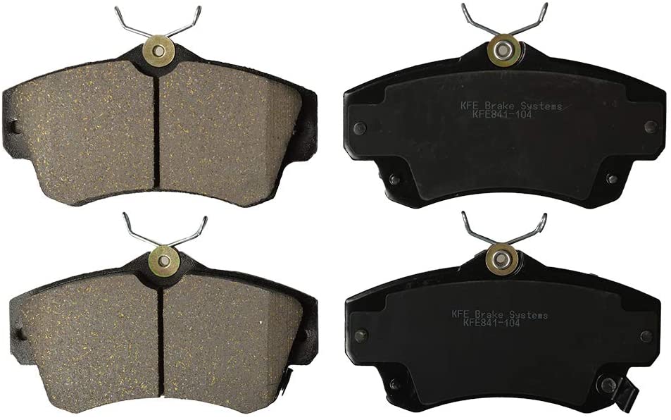 Premium Ceramic Brake Pad Front Set KFE Ultra Quiet Advanced Compatible with: 2001-2010 Chrysler PT Cruiser; Neon SRT-4 KFE841-104