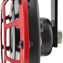 HELLA 003399801 Supertone 12V High Tone / Low Tone Twin Horn Kit with Red Protective Grill, 2 Horns (3AG 003 399-801)