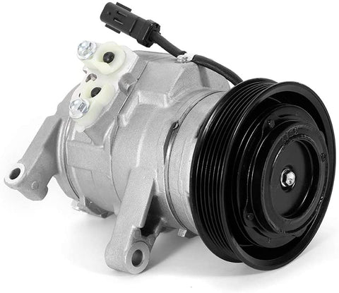 AC Compressor TBVECHI Air Conditioner Compressor W/Clutch AC Compressor Fit for Dodge Dakota Ram 1500 V6 3.7L & V8 4.7L 2004-2007 CO 10800C