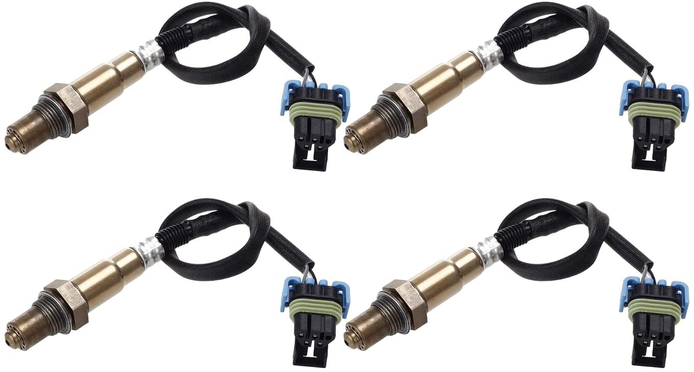 Maxfavor 4Pcs Oxygen Sensor 234-4815 Upstream & Downstream O2 Sensor for 2010 Buick Lacrosse 3.0L 3.6L, Buick Allure GMC Chevrolet 3.0L 3.6L 2012-2009