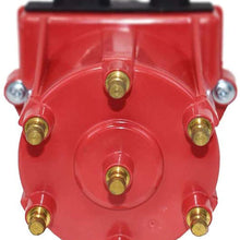 A-Team Performance OEM Distributor 4.3L V6 TBI EFI Compatible With GMC Chevy 262 1985-199 6 Cylinders Blazer S10 S15 Jimmy Sonoma C K Truck Pontiac, Red Cap
