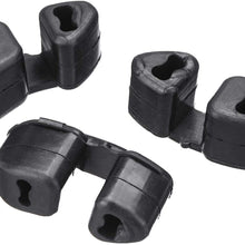 FUBANGBM 6pcs Car Air Conditioner Pads A/C Rubber Bumpers Fit for 5SE09C 5SL12C 5SEU12C 6SEU14C 6SEU17C 7SEU17C