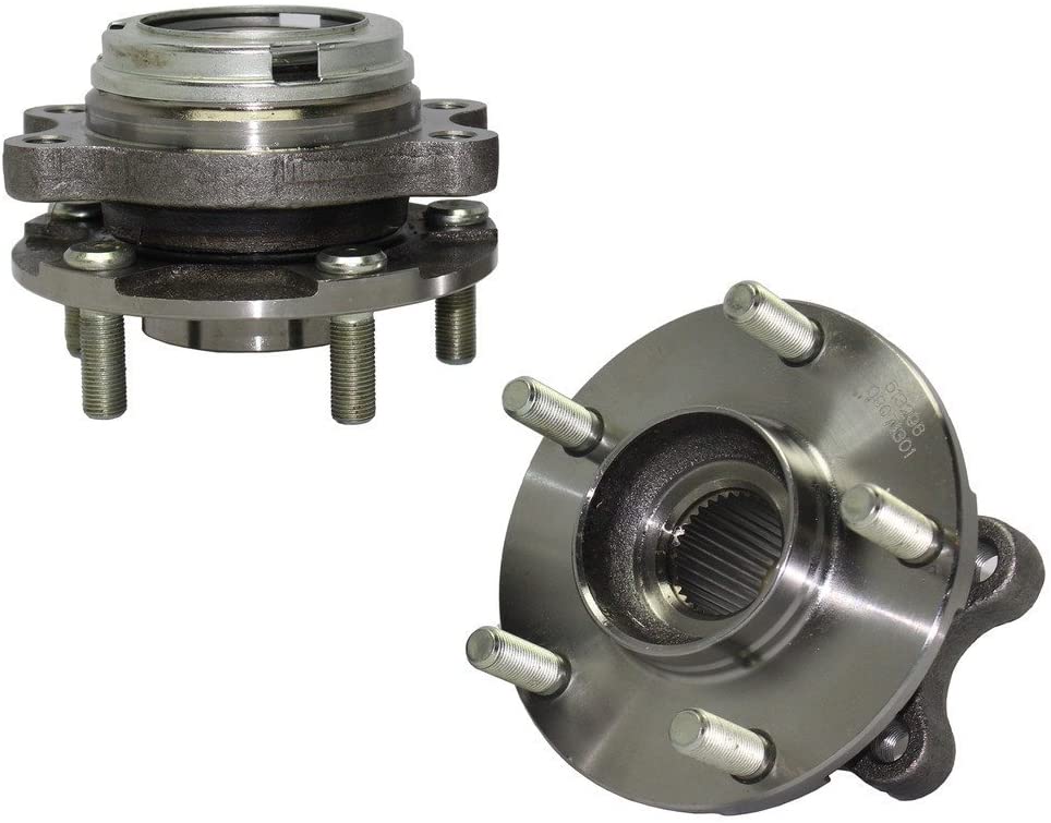 Detroit Axle - Both Front Wheel Hub & Bearing Assembly Replacement for Nissan Altima Maxima Quest Pathfinder Murano/Infiniti JX35 QX60-2pc Set