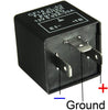 Xotic Tech 3-Pin CF14 EP35 Electronic LED Flasher Relay Fix Turn Signal Bulbs Hyper Flash