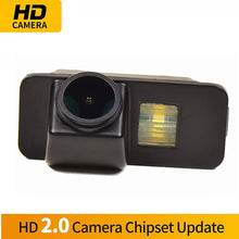 Rear Reversing Backup Camera Rearview License Plate Replacement Camera Night Vision Ip69k Waterproof for Ford Galaxy MK3 Ford Kuga C520 Ford Mondeo MK4 Ford Fiesta/Fiesta Seda Fiesta ST Focus Mk2