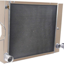 OzCoolingParts 121725C1 Radiator, 5 Row Core Full Aluminum Radiator for New International Tractor 766 886 966 986 1066 1086 1466 1486 +, 71611C1, 121725C1