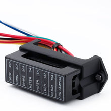 KKmoon 8 Way DC32V Circuit Blade Fuse Box Fuse Block Fuse Holder ATC ATO 2-input 8-ouput Wire for Bus Ship Tanker Trailer Car Coat