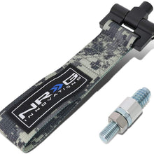 TOW-E30CM2 Nylon Bumper Tow Hook Strap Belt Kit Replacement for BMW E30 3-Series 318i 325i 84-92