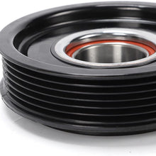 A/C Compressor Clutch Repair Kit Fit For Mercedes-Benz S63 AMG CL500 C240 C320 C350 Conditioning Heat w/ 6 Groove Pulley Electromagnet