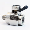 EZ-124(10mm-1.25) EZ Oil Drain Valve with removable L-Shape Hose End(L-001) Combo