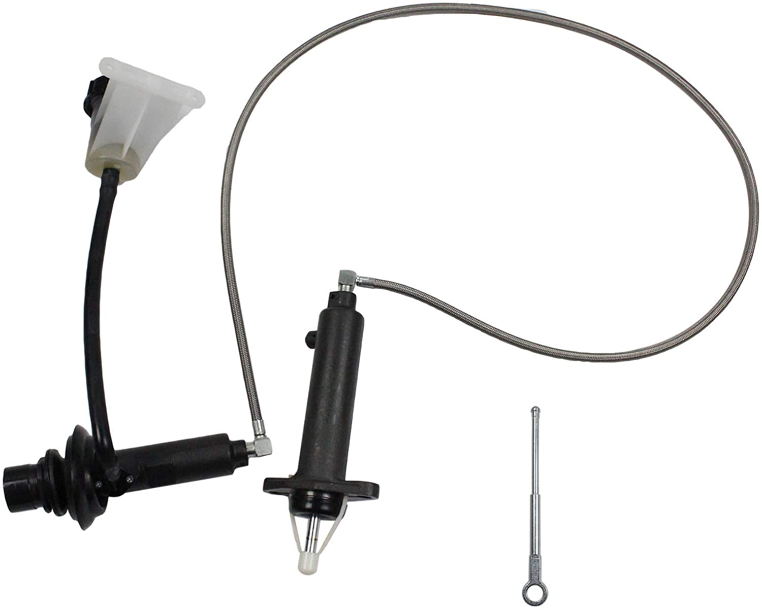LOSTAR HD Clutch Master & Slave Cylinder Assembly Fits 1994 1995 1996 1997 Dodge Ram 2500 3500 52087601 CC649029